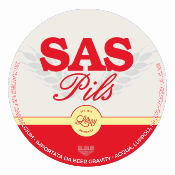 Bière ~ SAS Pils ~ 75cl ~ 5%