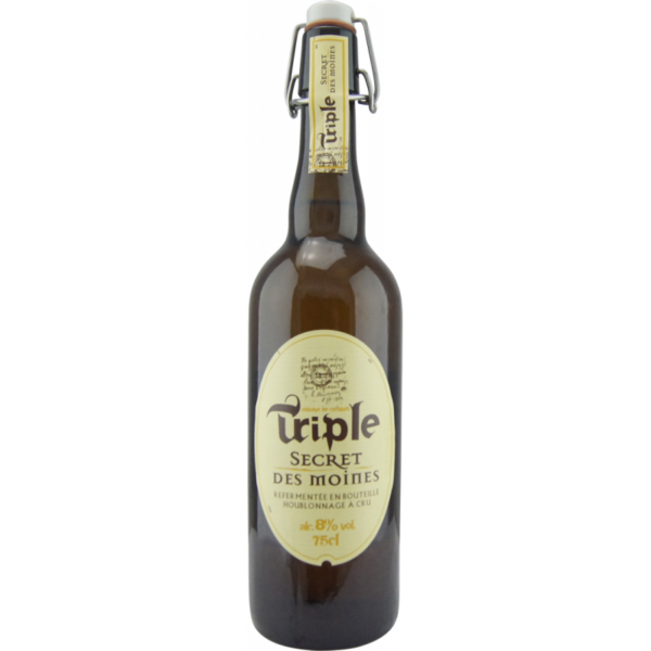 Bière ~ Triple Secret des Moines ~ 75cl ~ 8%